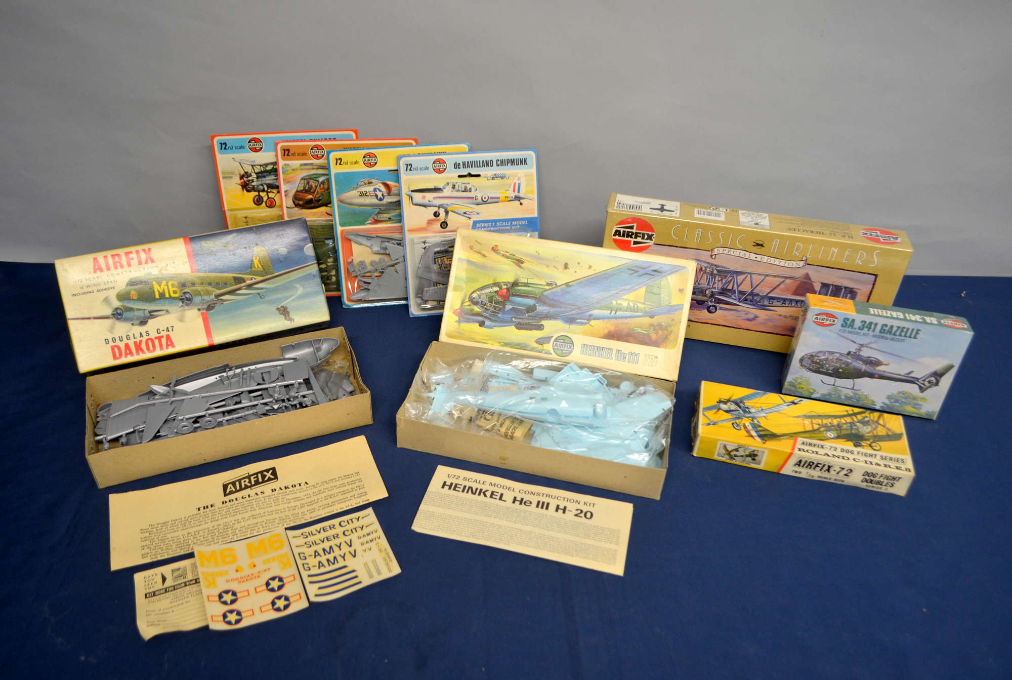 Quantity of Airfix model aircraft kits