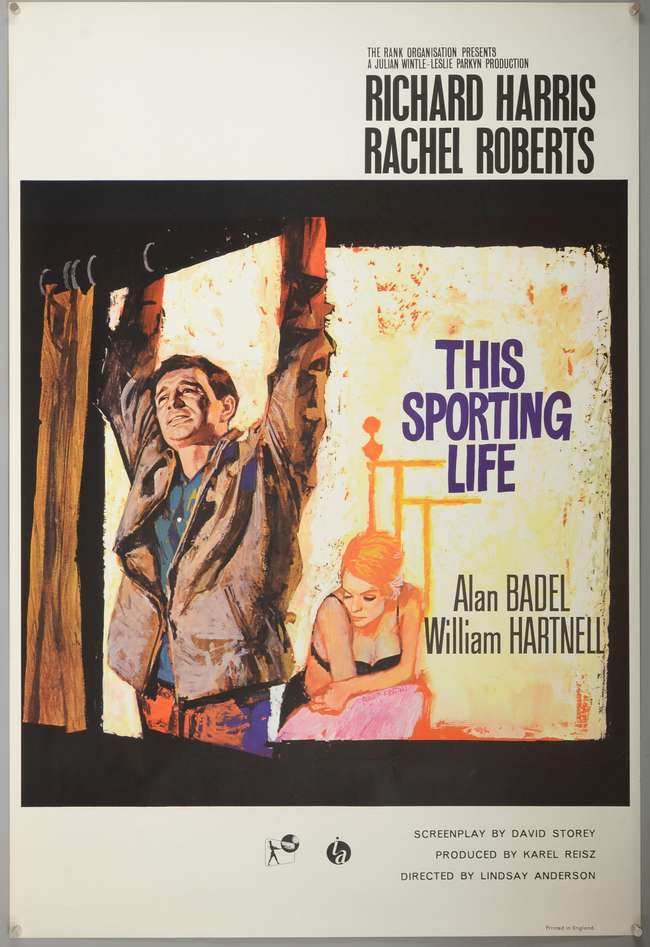 This Sporting Life (1963) British One Sheet film poster