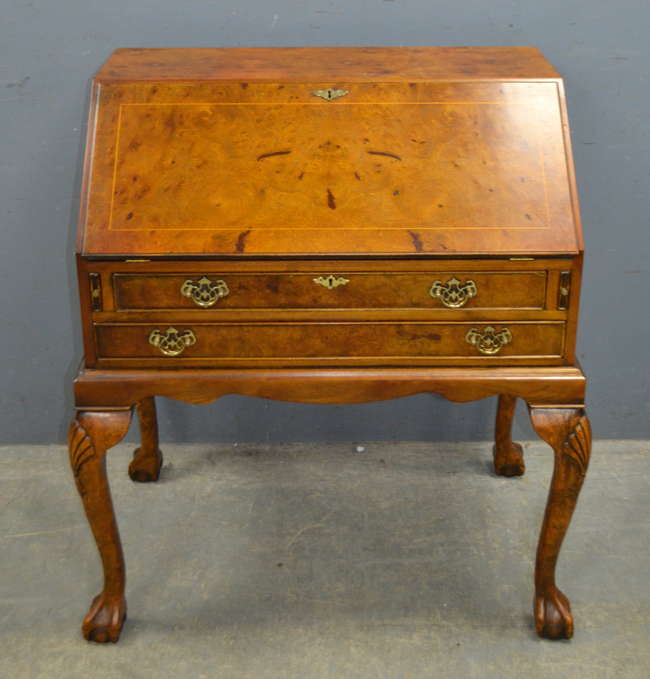 Walnut fall front bureau