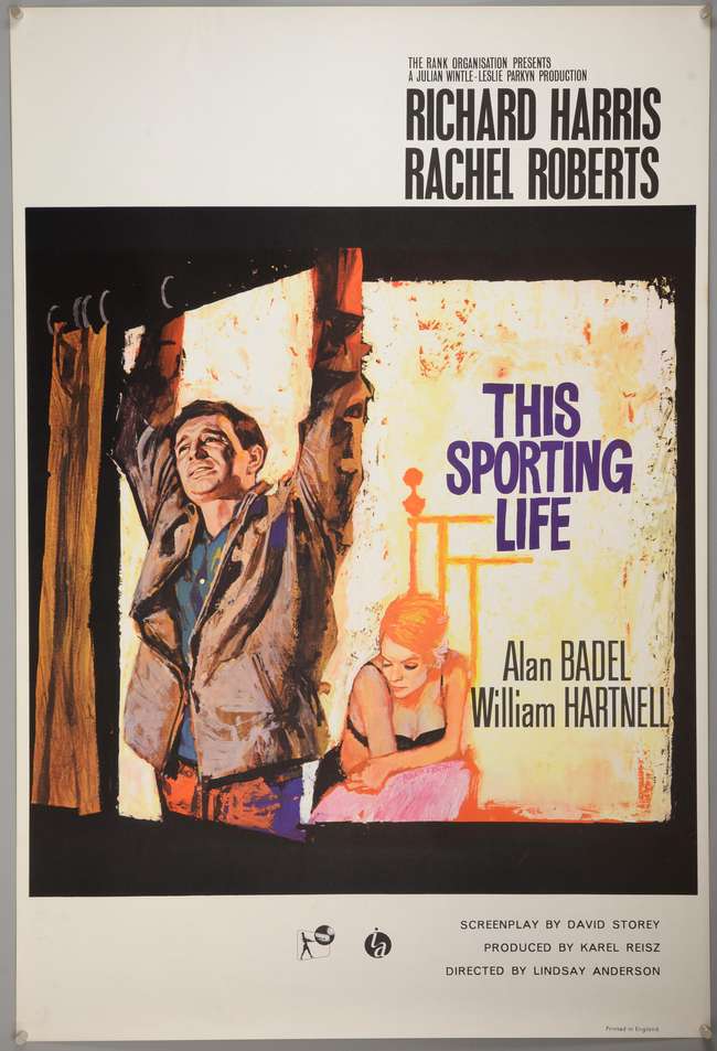 This Sporting Life (1963) British One Sheet film poster