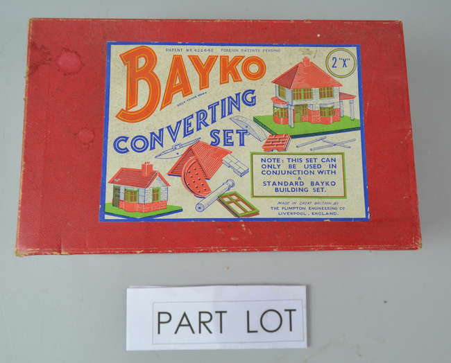 Bako No 1 building set boxed and Bako No 2 roof set