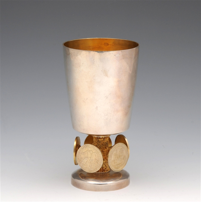 Stuart Devlin silver Bristol goblet