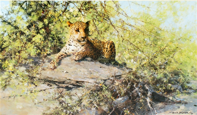 A signed limited edition David Shepherd print