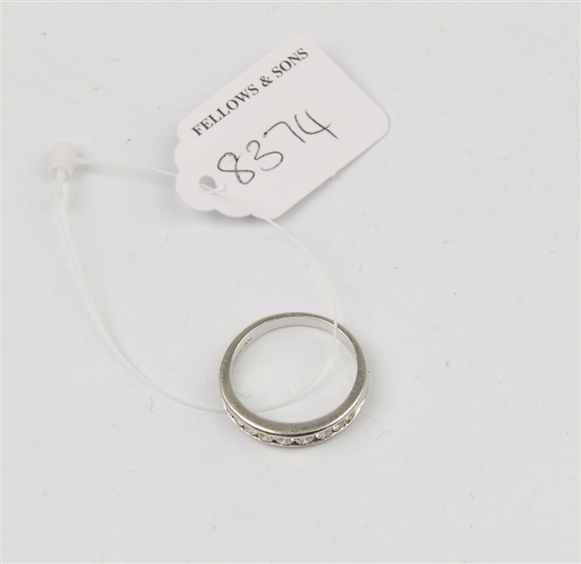 (0000957) platinum diamond eternity ring 0.50ct