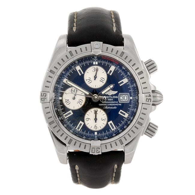 (121085805) A stainless steel automatic gentleman's Breitling Chronomat Evolution.