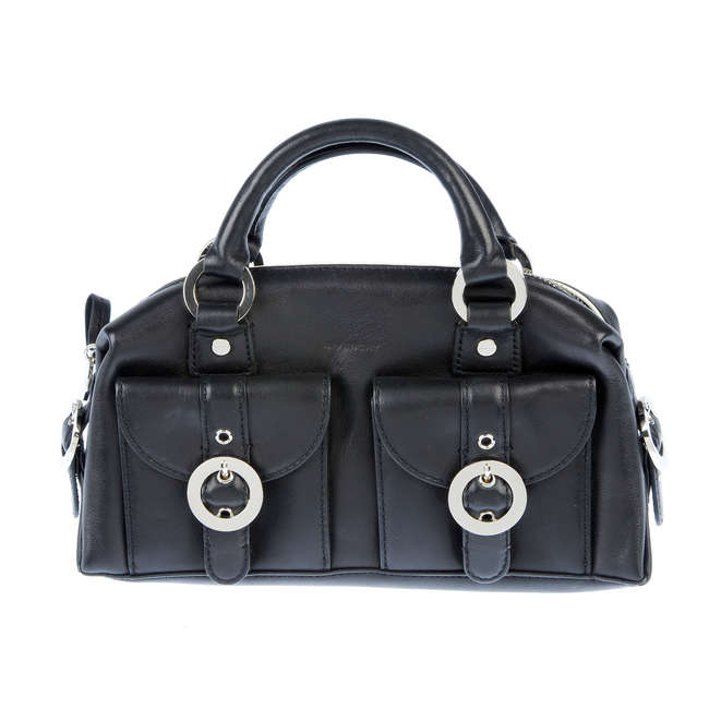GIVENCHY - a leather handbag and waist belt.