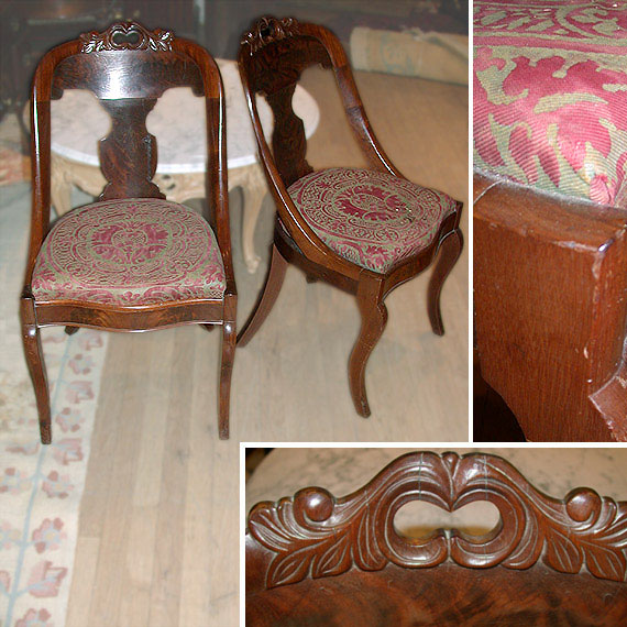 Set of Eight Victorian Mahogany Dining Chairs