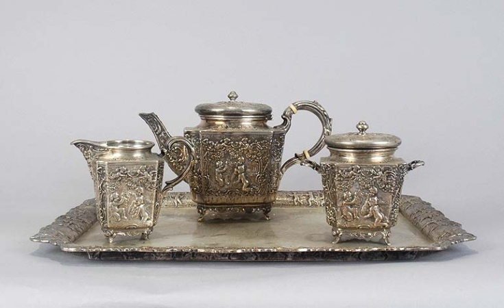 Continental Silver Tea Service