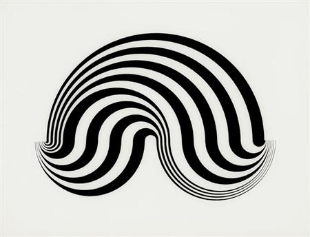 Bridget Riley FRAGMENT 5 Screenprint on Plexiglas