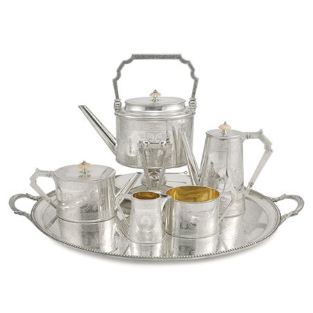 Victorian Silver Tea and Coffee Service