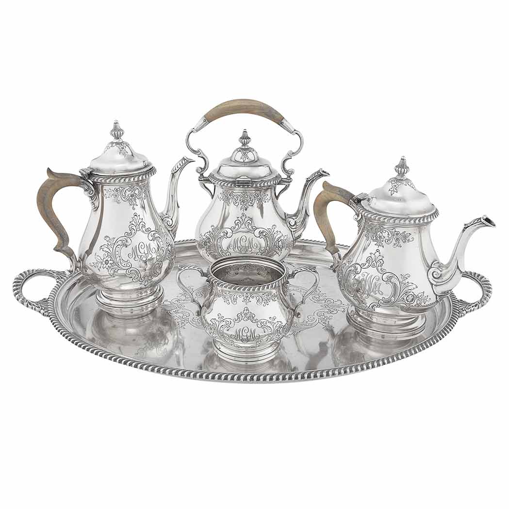 Gorham Sterling Silver Tea and Coffee Service