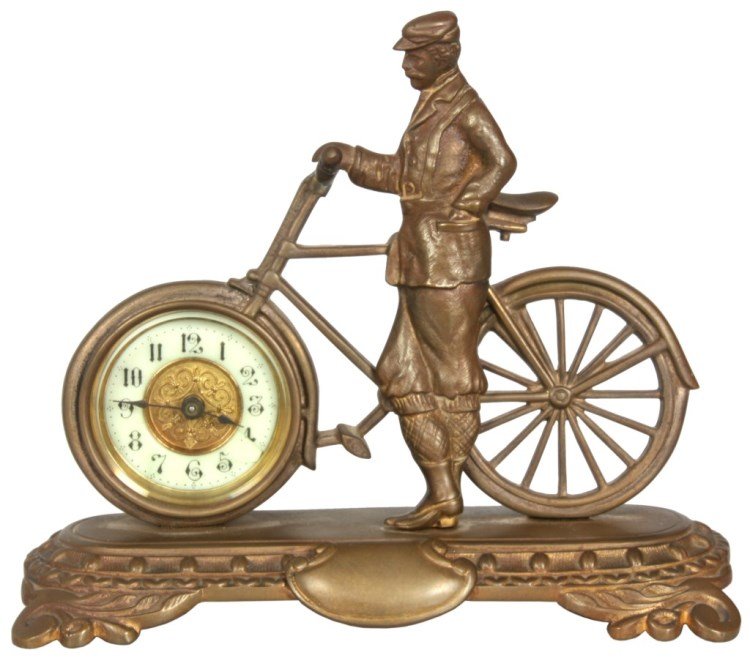 British United Clock Co. Bicycle Clock