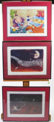 Group of Three Limited Edition Ziggy Prints