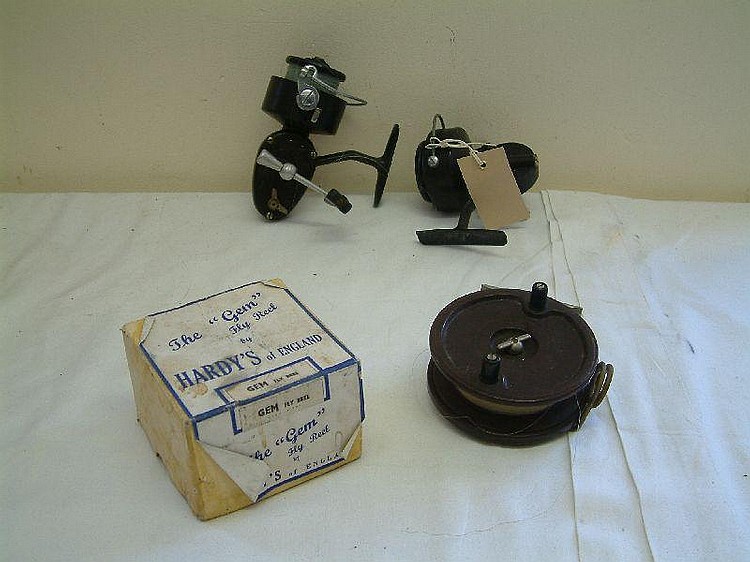 A Hardy Bros. fly-fishing reel,