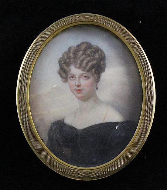 Jean-François Gérard Fontallard (1777-1857) Miniature of...