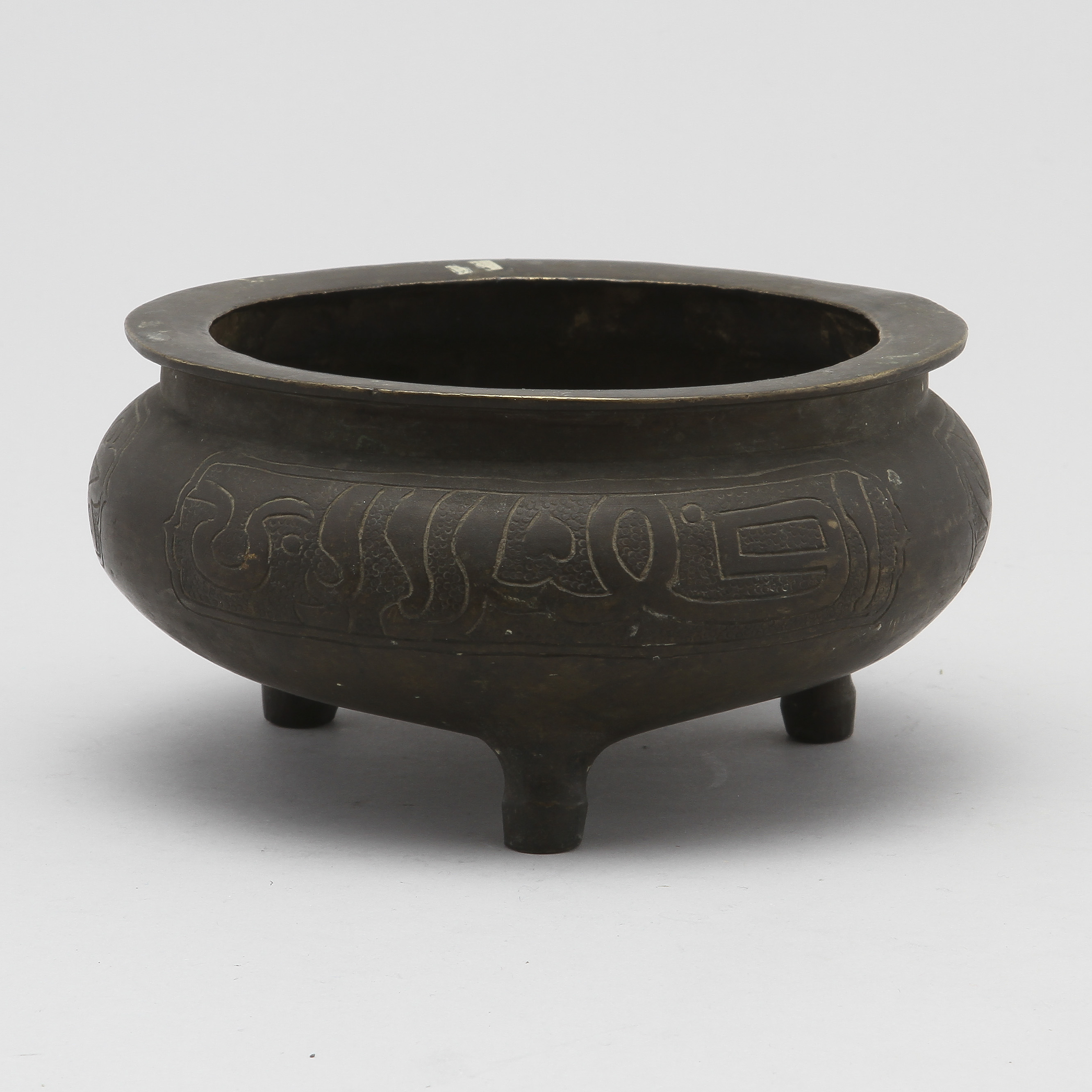 RÖKELSEKAR, brons, Kina, 1800/1900-tal.