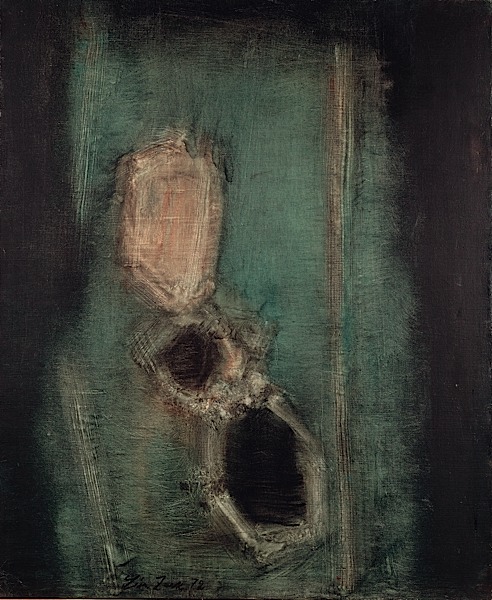 Léon ZACK (1892-1980) COMPOSITION, 1972 huile sur toile