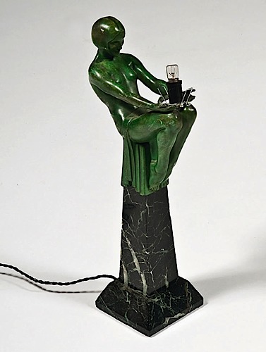 Max LE VERRIER Lampe de table