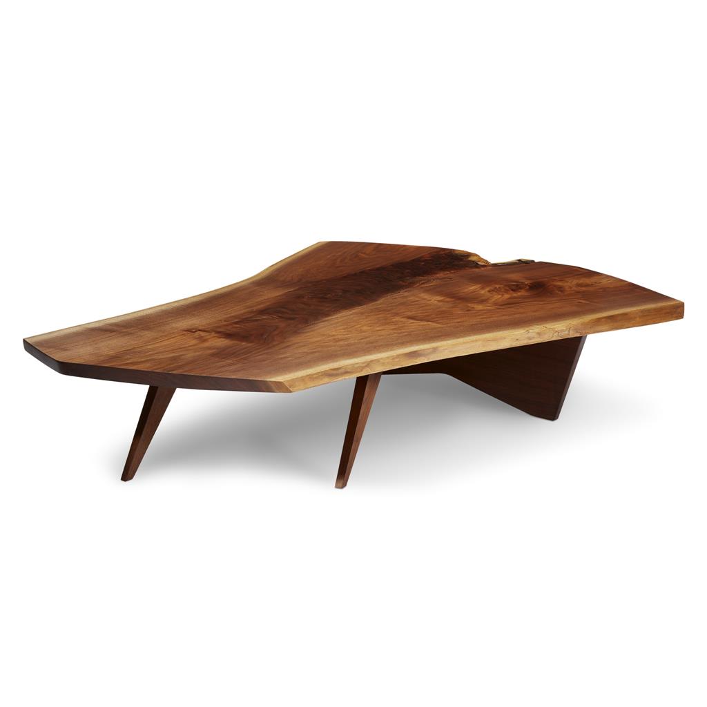 Exceptional Slab Coffee Table, New Hope, Pennsylvania, 1961