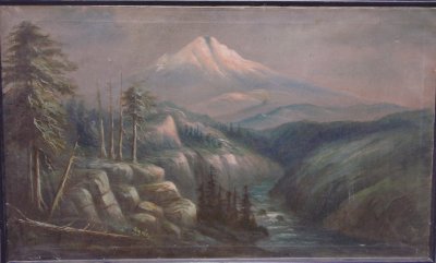Oil Paintings on Canvas Waterfalls & Forest