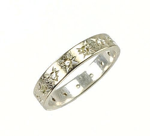 18ct White Gold Diamond Full Eternity Ring