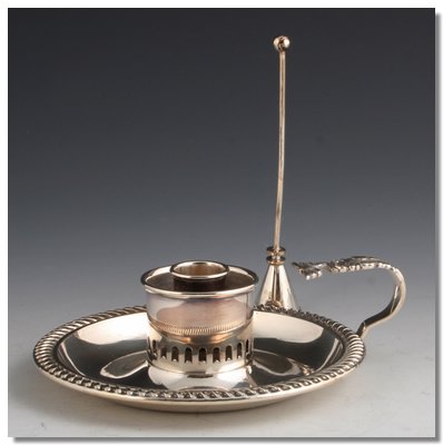 Silver plated Chamber Stick