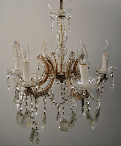 Eight light chandelier