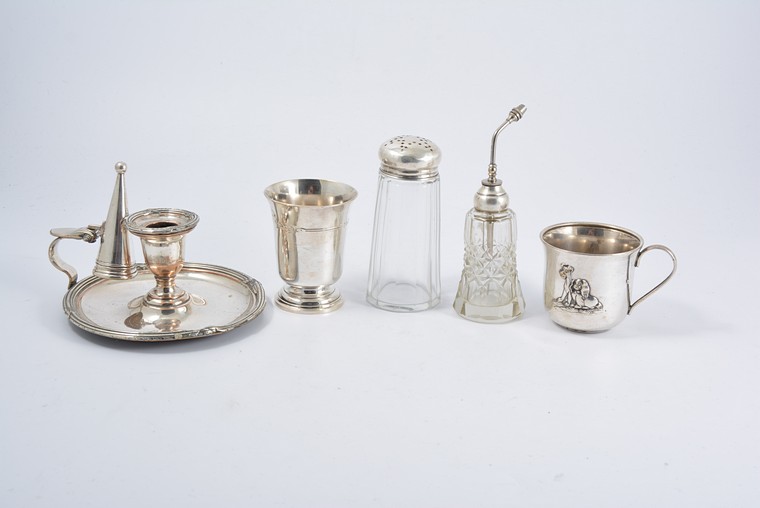 Silver-plated chamber stick
