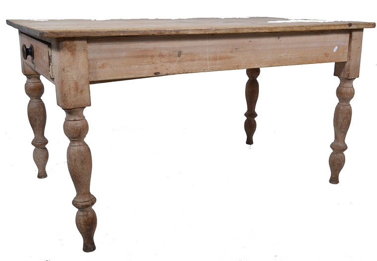 Victorian pine kitchen table