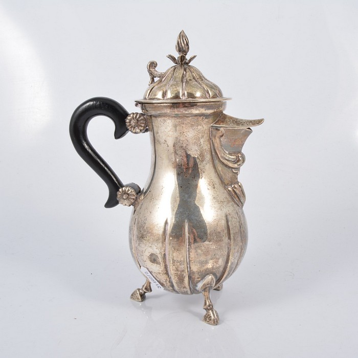 A Maltese silver coffee pot