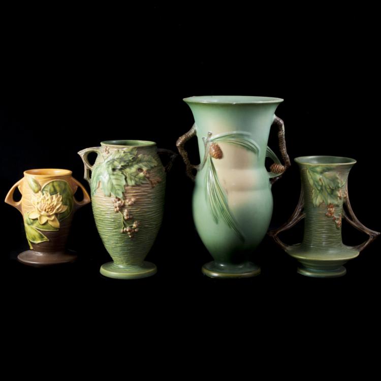Roseville Pottery Vases