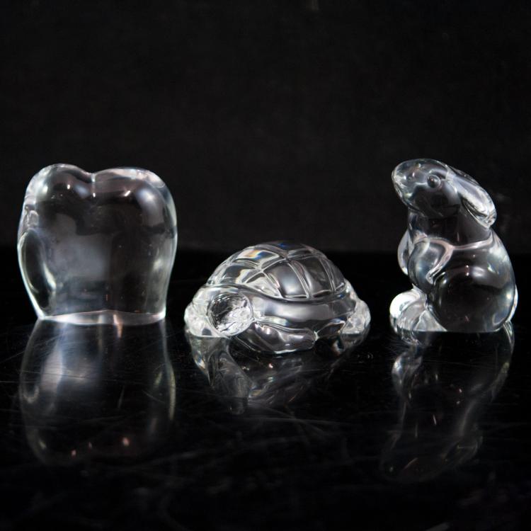 BACCARAT CRYSTAL ANIMAL FIGURINES