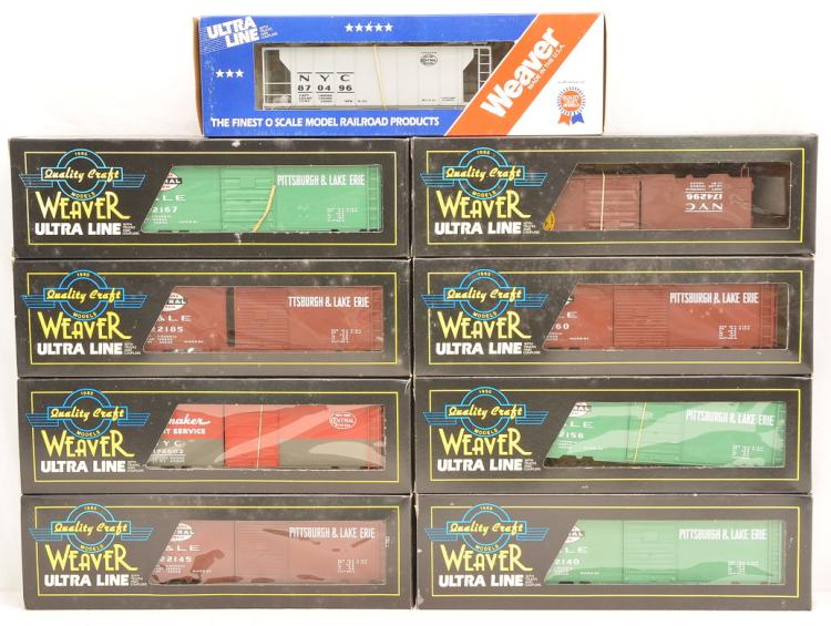 Weaver Three-Rail Freights 3027 3083 2014 2013 2015 3081 2010 2012 2011 Boxed
