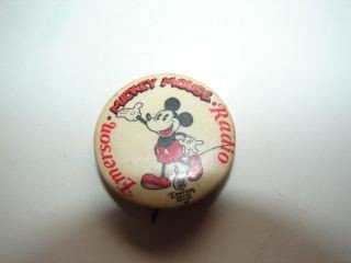 193A: Unusual Mickey Mouse Emerson Radio Pin