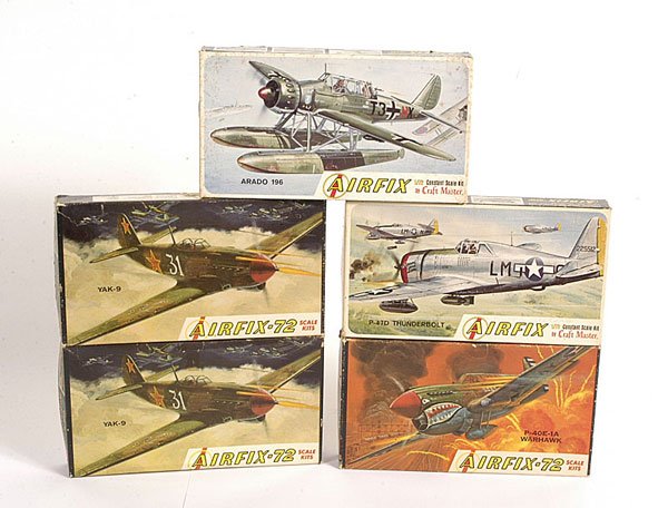 1412: Airfix (US Issues) Plastic Aircraft Kits