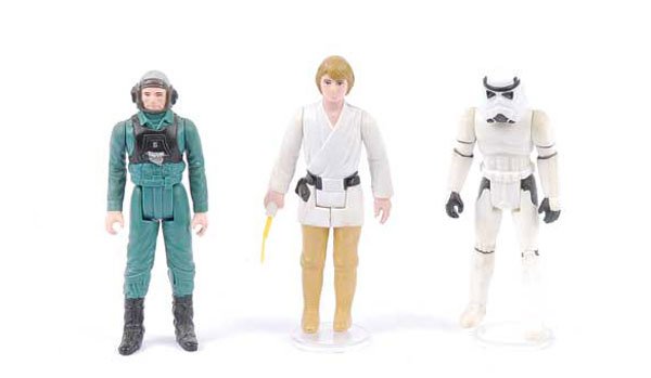 2542: Kenner Star Wars Vintage Rarer Action Figures