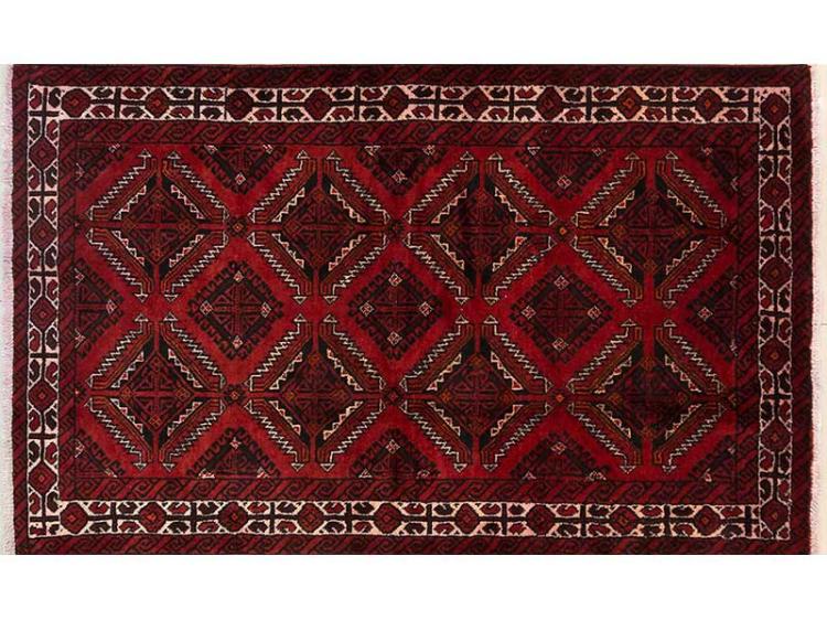 A Persian Hand Knotted Beluchi Rug, 200 x 125