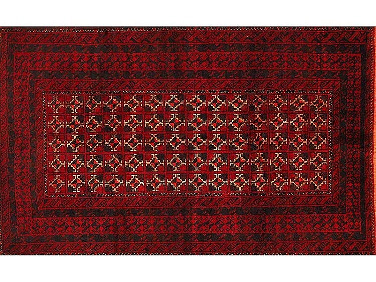 A Persian Hand Knotted Beluchi Rug, 205 x 125