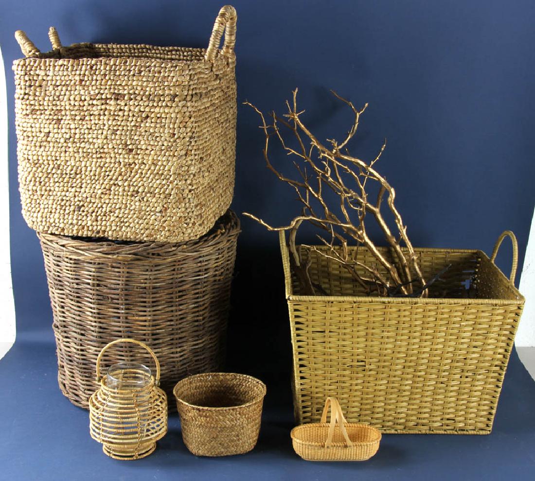 Wicker and Rattan Baskets
