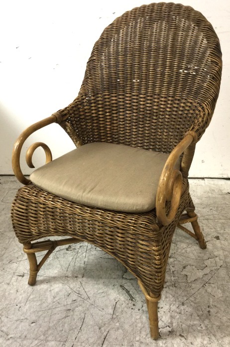 Vintage Wicker & Rattan Armchair