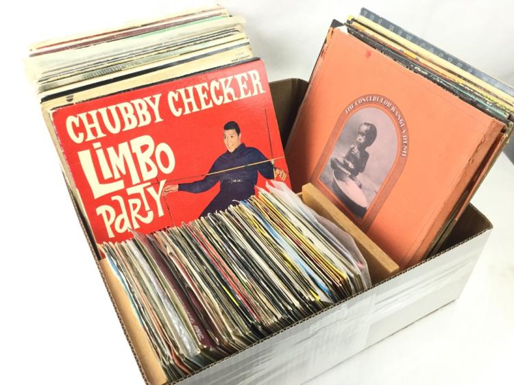 Vtg. Lp Vinyl Records & 45rpm Vinyl Records