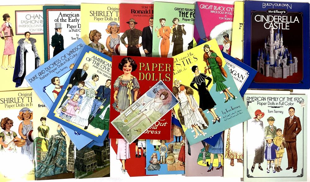 (21) Assorted Vintage Paper Doll Books
