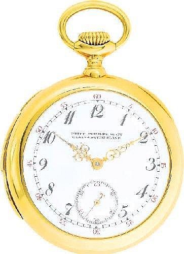 [ Timepieces ] Patek Philippe Gold Openface Chronograph Repeater Pocket Watch