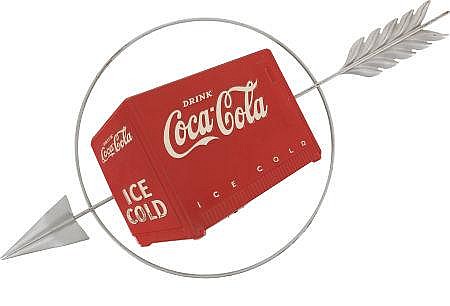 Coca Cola: 1940 Arrow Sign