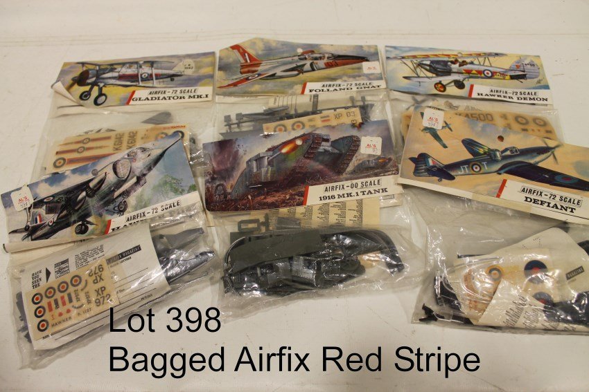 6 Airfix Bagged Model Airplane Kits