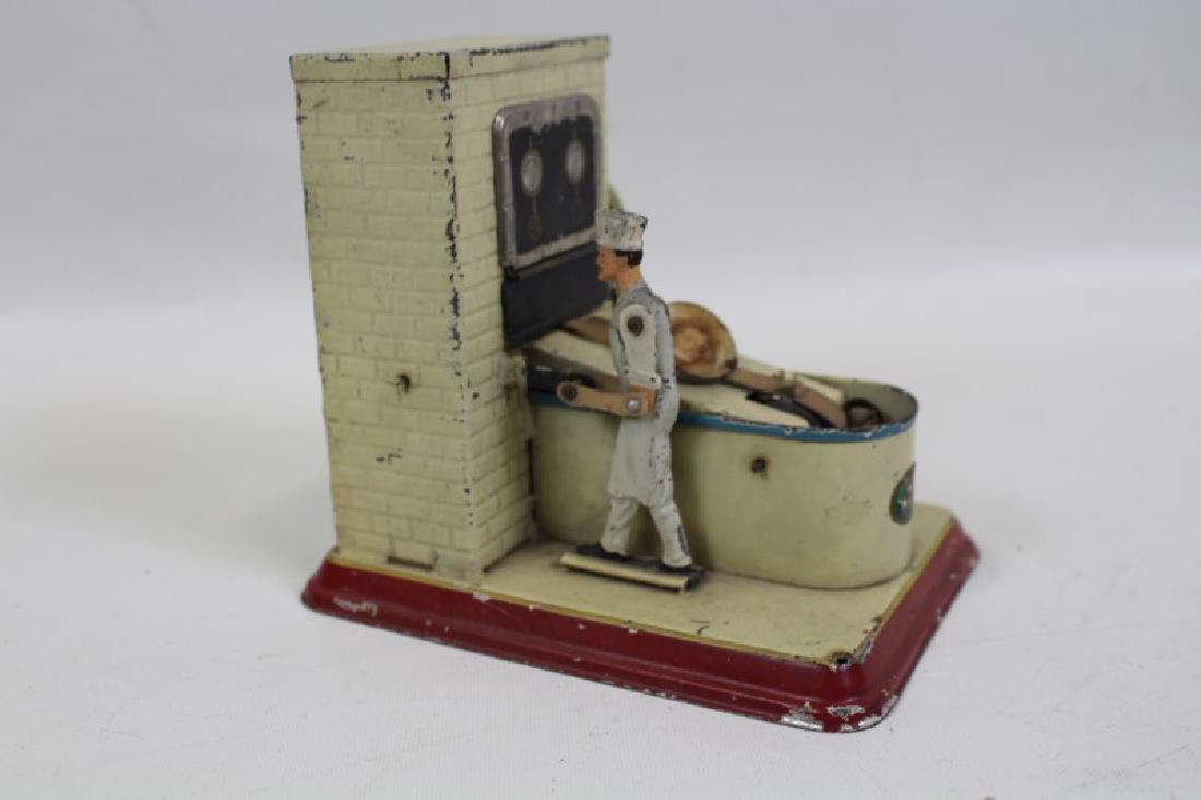 Tin Steam Toy - Pie Baker with Oven and Conveyor Belt