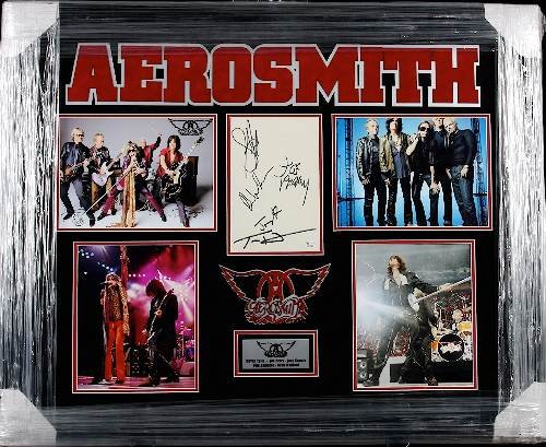68: Aerosmith Autographed Photo Collage
