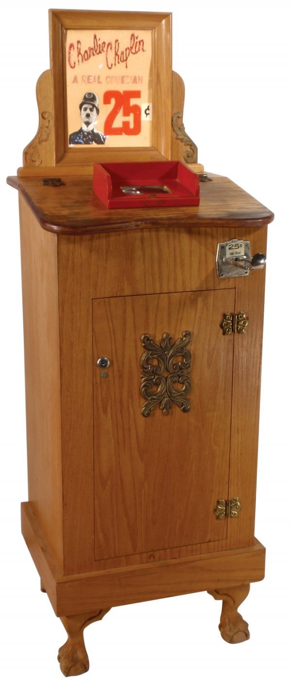 Coin-operated arcade machine, mutoscope, Charlie