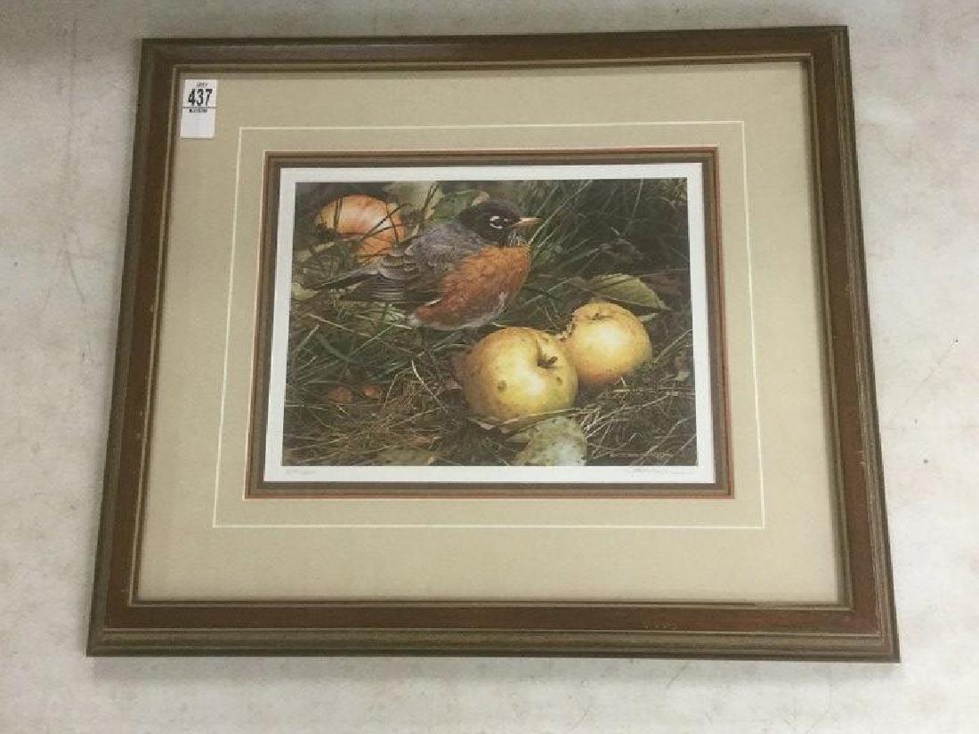 Carl brenders signed the apple lover print, #1299/1500