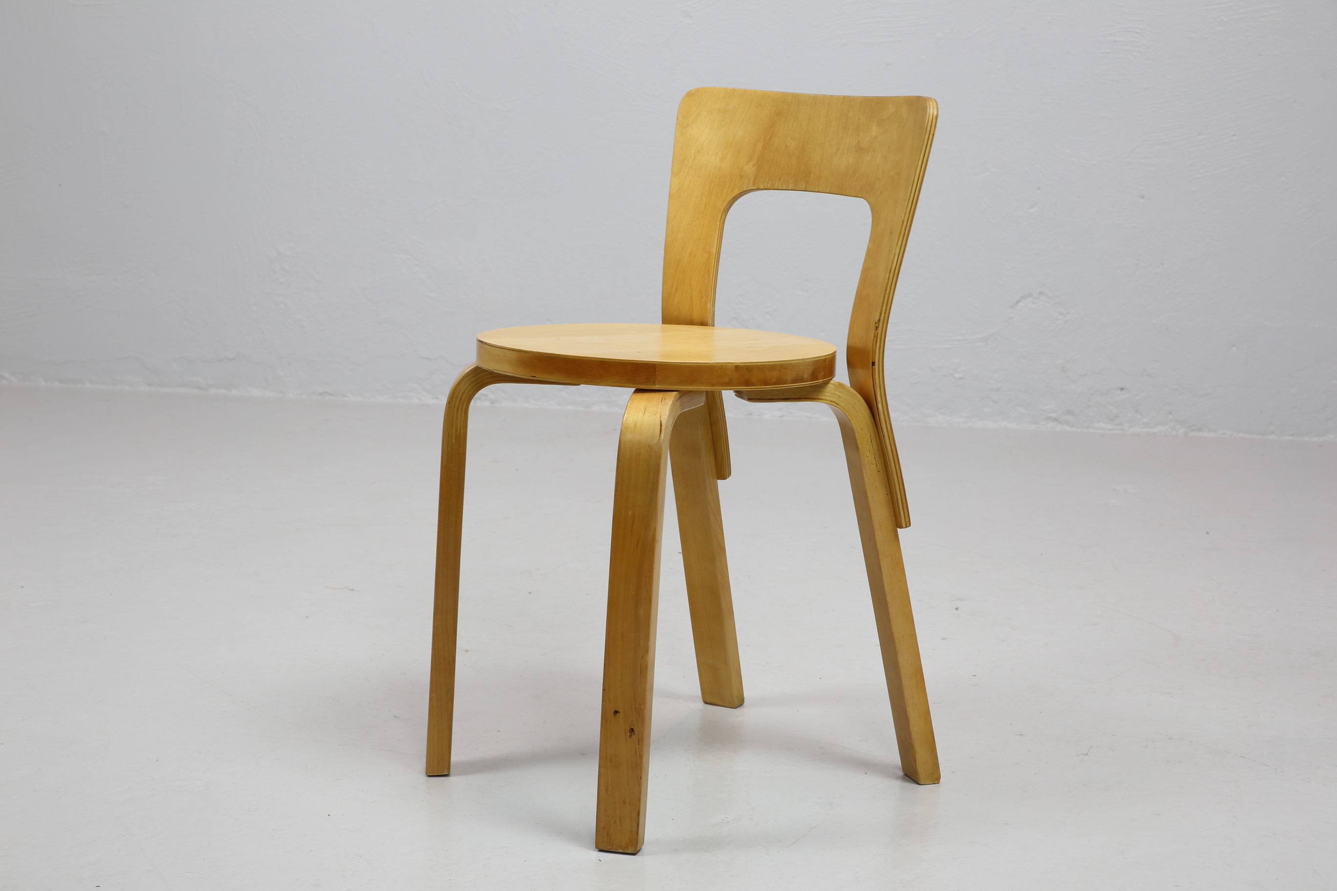 ALVAR AALTO, stol, "N65", Artek, Finland